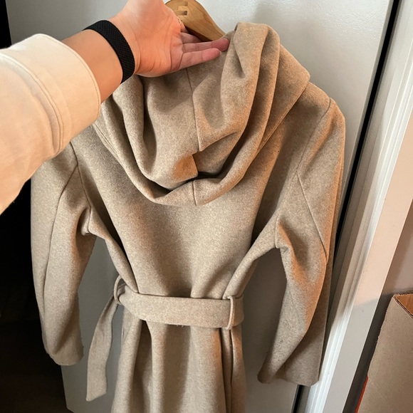 Zara hooded drape jacket (M) - Picture 4 of 6